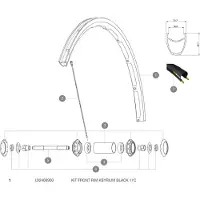 Mavic Ksyrium 17c Framfälg