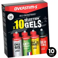 Overstims Selection Låda Med Energigeler Blandade Smaker 34g 10 Enheter