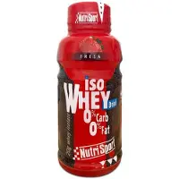 Nutrisport Vassleproteinisolat Jordgubbe 330ml 12 Enheter