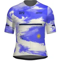 Santini Paris-nice 2025 Korta ärmar Cykeltröja