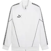 Puma Träningsjacka teamKING Anthem - White/Svart, storlek Large
