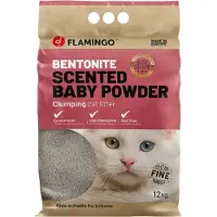 Flamingo Bentonite Scented Baby Powder Kattsand