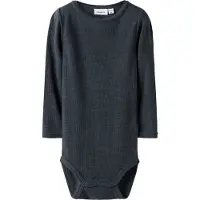 Name it Body l/ä - Ull - Rib - Noos - NbnWax - Ombre Blue - - 56 - Body L/Ä