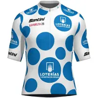 Santini La Vuelta Mountain Leader Korta ärmar Cykeltröja