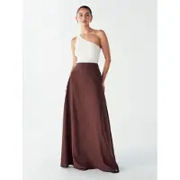 Willa Kjol 'ISLA MAXI SKIRT' brun