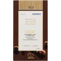Korres Arganolja Avancerad hårfärg Platinum Blonde 10.0 Hårfärg 1 st