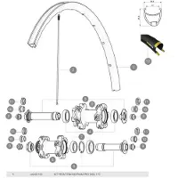 Mavic Ksyrium Pro Disc 17c Framfälg
