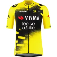 Tvl Team Visma Lease A Bike Replica Wingbeat Korta ärmar Cykeltröja