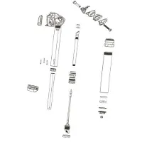 RockShox 150 Mm Reverb Axs B1 övre Rör