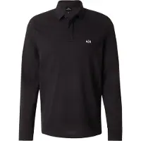 Armani Exchange för män. XM001288AF17321UC001 Polo Relax svart (S), Casual, Bomull, Lång ärm
