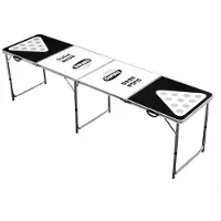 NSH Nordic NORDIC Games Beer Pong bord inkl. 24 muggar & 24 bollar 240 x 60 cm (809-036)