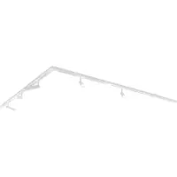 QAZQA Modernt skensystem med 5 spotlights vit 1-fas GU10 35mm - Iconic Jeana Luxe