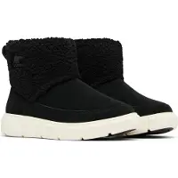 Sorel for woman. 2079341010 Explorer III Slip-On Cozy Leather Ankle Boots black (38), Flat, None, Casual