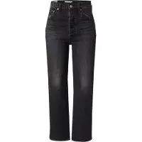 Levi's Jeans 'Ribcage Straight Ankle' svart denim