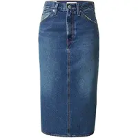 Levi's Kjol 'High Rise Back Slit Skirt' blå denim