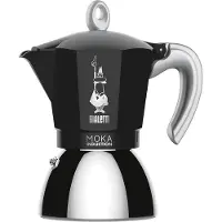 Bialetti Moka Express Svart Mokabryggare För Induktion 6 Koppar