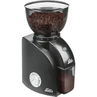 Solis Scala Zero Static, Kaffekvarn, 300 g, Rostfritt stål, Svart, Silver, ABS synthetics, 135 W
