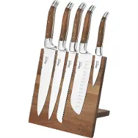 Laguiole by Hâws Kockknivset Med Block Oliv - 6 Delar