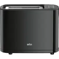 Braun PurEase HT3010 BK - Brödrost - 2 skiva - 2 Kortplatser - svart