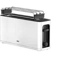 Braun PurEase HT3110WH - Brödrost - 1 Kortplatser - vit