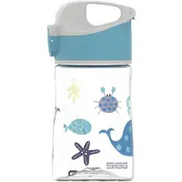 SIGG Miracle Ocean Friend, 350 ml, Daglig användning, Blå, Grå, Transparent, Tritan, Pojke/flicka, Mönstrad