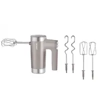 Graef HM508, Handmixer, Mullvadsgrå, Vispning, Knådning, Mixning, Omrörning, 1,65 m, 1080 RPM, Knappar