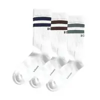 Björn Borg Core Crew Socks 3-pack Vit, 36-40