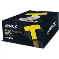 Amacx Turbo Chew Energibarer-låda Citron 50g 12 Enheter
