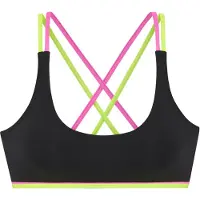 Buffalo Bikiniöverdel limette / rosa / svart