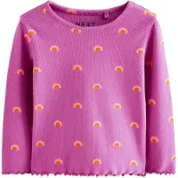Next T-shirt oliv / orkidé / orange / rosa