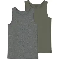 Name it Undertröja mörkgrå / khaki