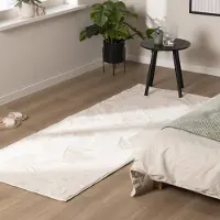 NATURL. Mjuk låghårig löpare | Cozy gräddvit hos Volero | 80x250cm | Polyester | Enfärgad | Löpare | Låg lugg