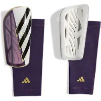 Adidas Benskydd Tiro League - Aurora Plommon/vit/guld, storlek XL: 180-200 cm