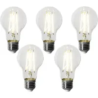 LUEDD Set med 5 E27 dimbara LED-lampor A60 6W 500 lm 4000K