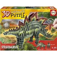 Educa 3D-Pussel - Stegosaurus - 89 Delar - - One Size - Pussel