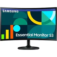 Samsung Ecran PC - SAMSUNG - S24D364GAU - 24'' - 1920x1080 - Incurvé - 1800R - 4ms - 100Hz - 16:9 - 250 cd/m² - HDMI - Pied inclinable