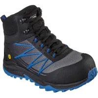 SKECHERS Herr Puxal Firmle Snörda Skyddstå Work Boots