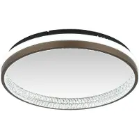 Globo LED taklampa Della, Aluminium / grå / zink, Vardagsrum / matsal, Aluminium / grå / zink, Modern, LED-taklampa