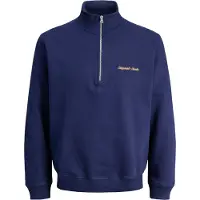 Jack & Jones Norrebro Emb Tröja Med Halv Dragkedja