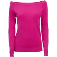Influencer T-shirt beige / fuchsia
