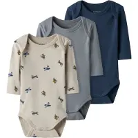 Name it Body - l/ä - 3-pack - Noos - NbmBody - Peyote/V/Tradewin - - 74 - Body L/Ä