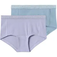 Name It Kids Hipstertrosor - Noos - NkfHipster - 2-pack - Lila/Blå - - 13-14 år (158-164) - Hipstertrosor