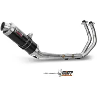 MIVV Gp Yamaha Mt-07/fz-07 2014-24 Y.045.lxb Typgodkänt Komplett Avgassystem