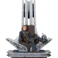 Gentle Giant Star Wars: The Mandalorian Premier Collection 1/7 Bo-katan Kryze On Throne 35 Cm Figur
