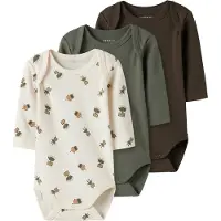 Name it Sparkdräkt/body beige / kräm / brun / vass