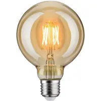 Paulmann 28400 LED-lamp E27 Klotform 6.5 W = 35 W Guld (Ø x H) 95 mm x 138 mm 1 st