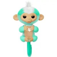 Fingerlings 2023 NYA Interaktiv Babyapa Reagerar på Beröring - 70+ Ljud & Reaktioner - Ava , Teal