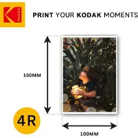 Kodak 10x15cm Blankt Fotopapper 180/m² 100 Ark