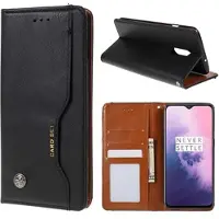 Mtp Products Card Set Series OnePlus 7 Plånboksfodral - Svart
