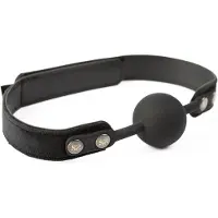 Sei mio Strictly Come Quietly Soft Strap Silicone Ball Gag